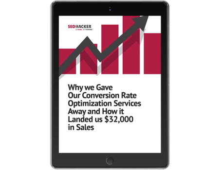 Why we Gave Our Conversion Rate Optimization Services Away and How it Landed us
$32,000 in Sales